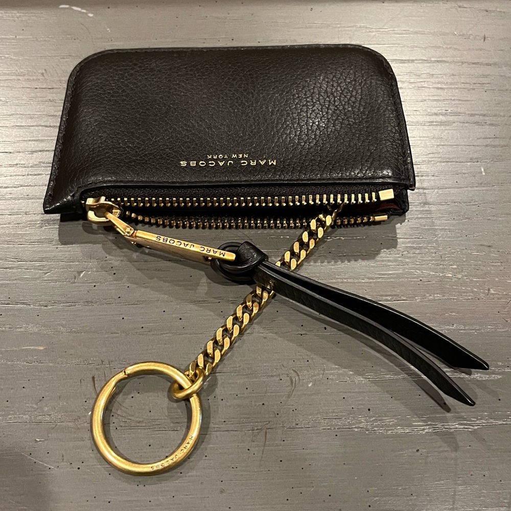 *SOLD* Marc Jacobs Black Coin Card Key Pouch Wallet - Picture 11 of 13